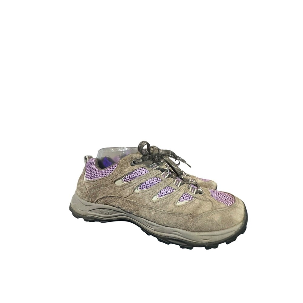Eddie Bauer Seneca Peak Midlight Hiking Shoes Women's Brown Purple Lace Up Sz 8
